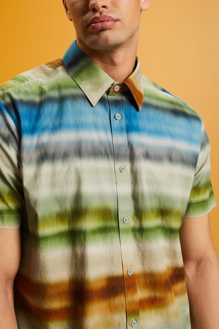 Button-Down-Hemd mit Print