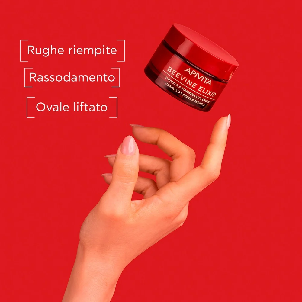 Beevine Elixir krema proti gubam za učvrstitev in lifting - lahka tekstura - Tratt.face 24-urna krema proti gubam, Tratt. 24-urni lifting obraza