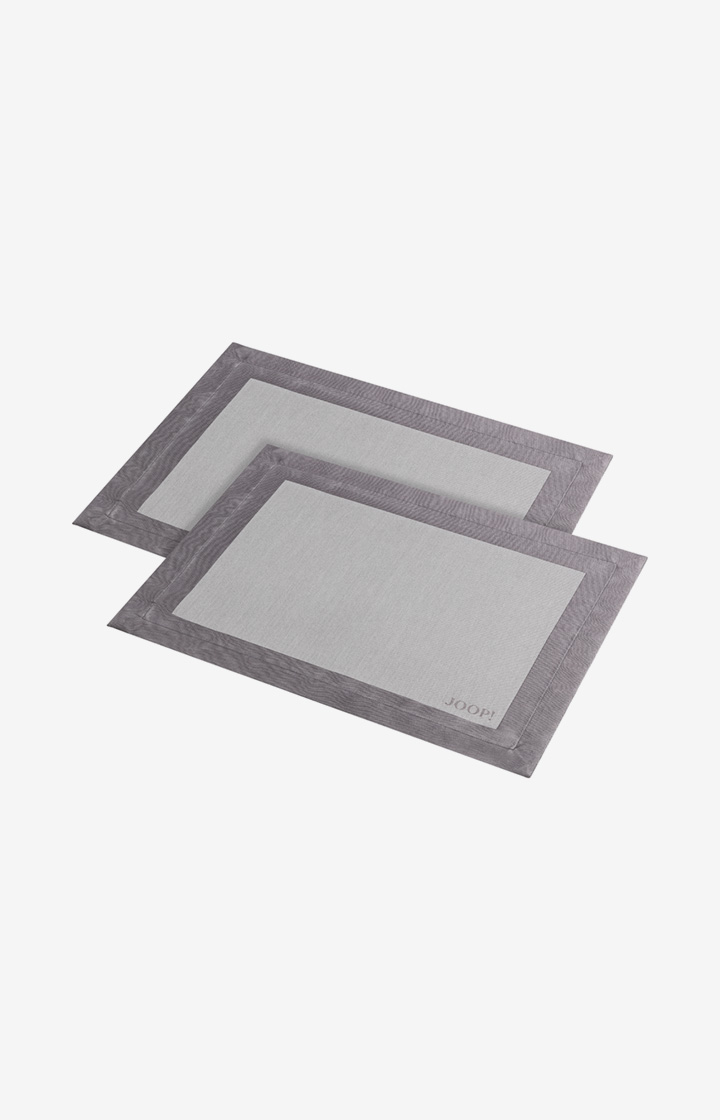 Platzsets JOOP! Signature - 2er Set in Platin, 36 x 48 cm - im JOOP!