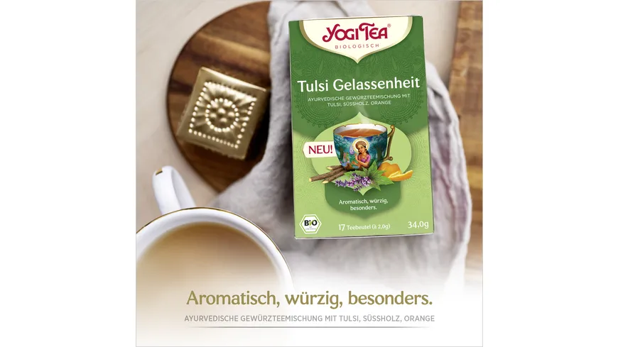 YOGI TEA Bio Geürzteemischung Tulsi Gelassenheit 34 g