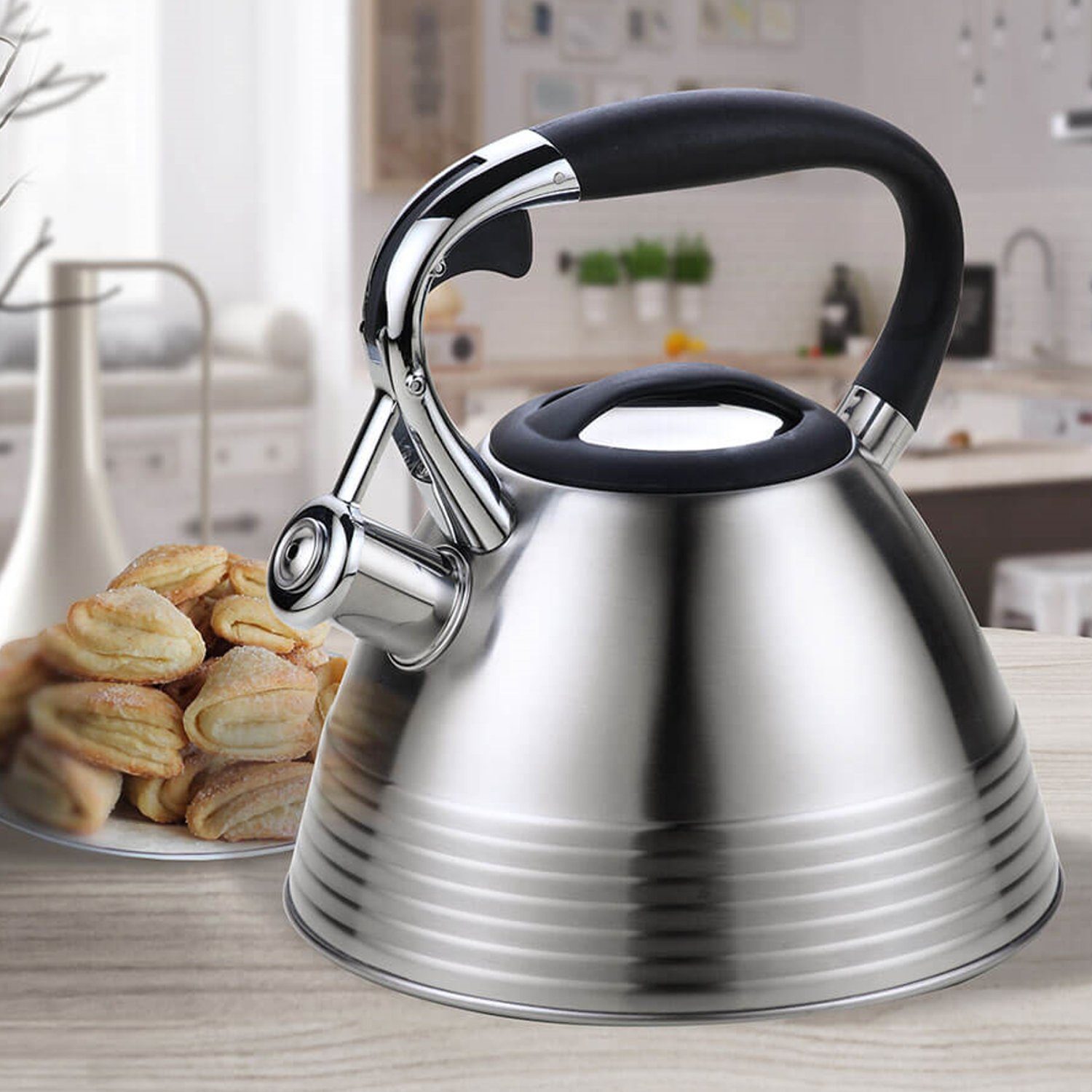 Maestro Wasserkessel MR-1315NEW, 3,0 L, 24 x 22 x 22 cm