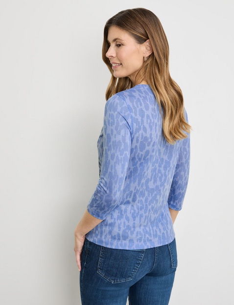 3/4 Arm Shirt in Ausbrenner-Qualität