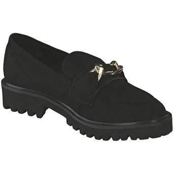 La Strada Slipper in schwarz