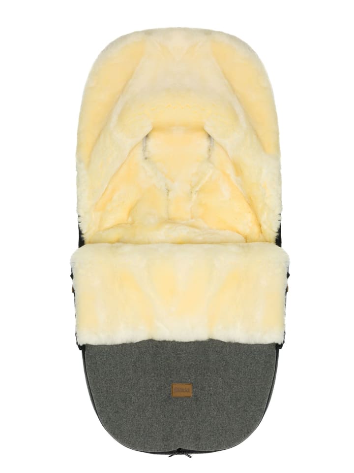fillikid Echtfell-Winterfußsack Makalu Wool Exklusiv in Grau günstig kaufen onesize