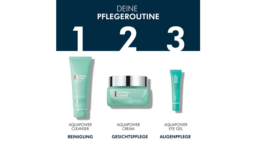 BIOTHERM HOMME Aquapower Eye De Puffer Augenpflege 15 ml