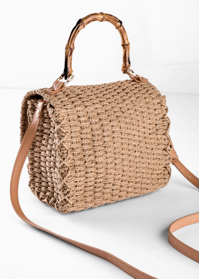 Strohhandtasche
