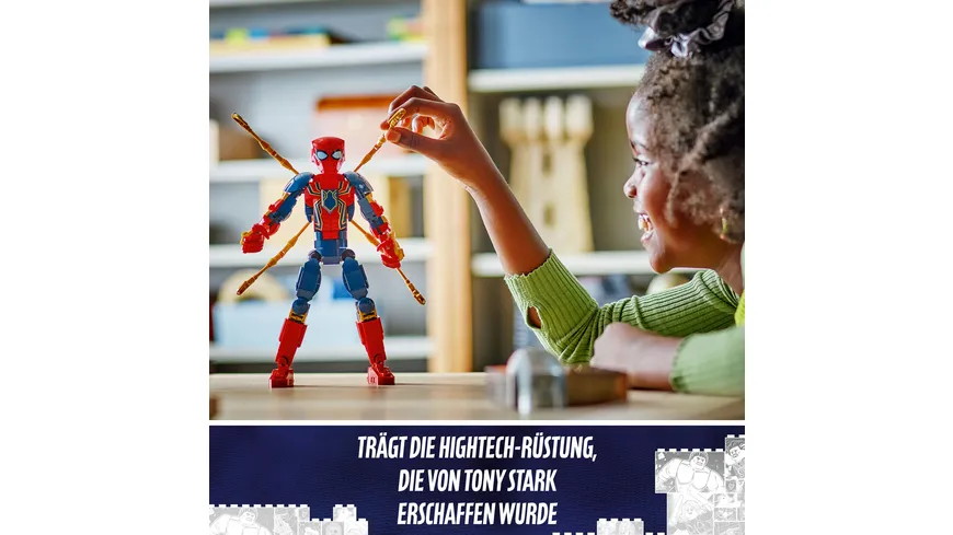 LEGO Marvel 76298 Iron Spider-Man Baufigur