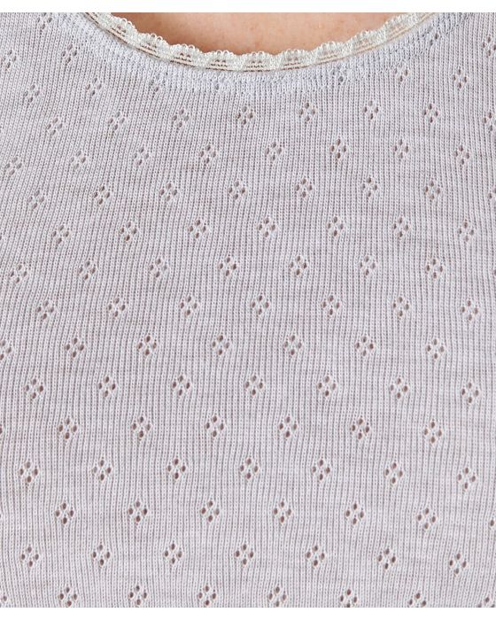 Tee-shirt maille fantaisie manches courtes Thermolactyl