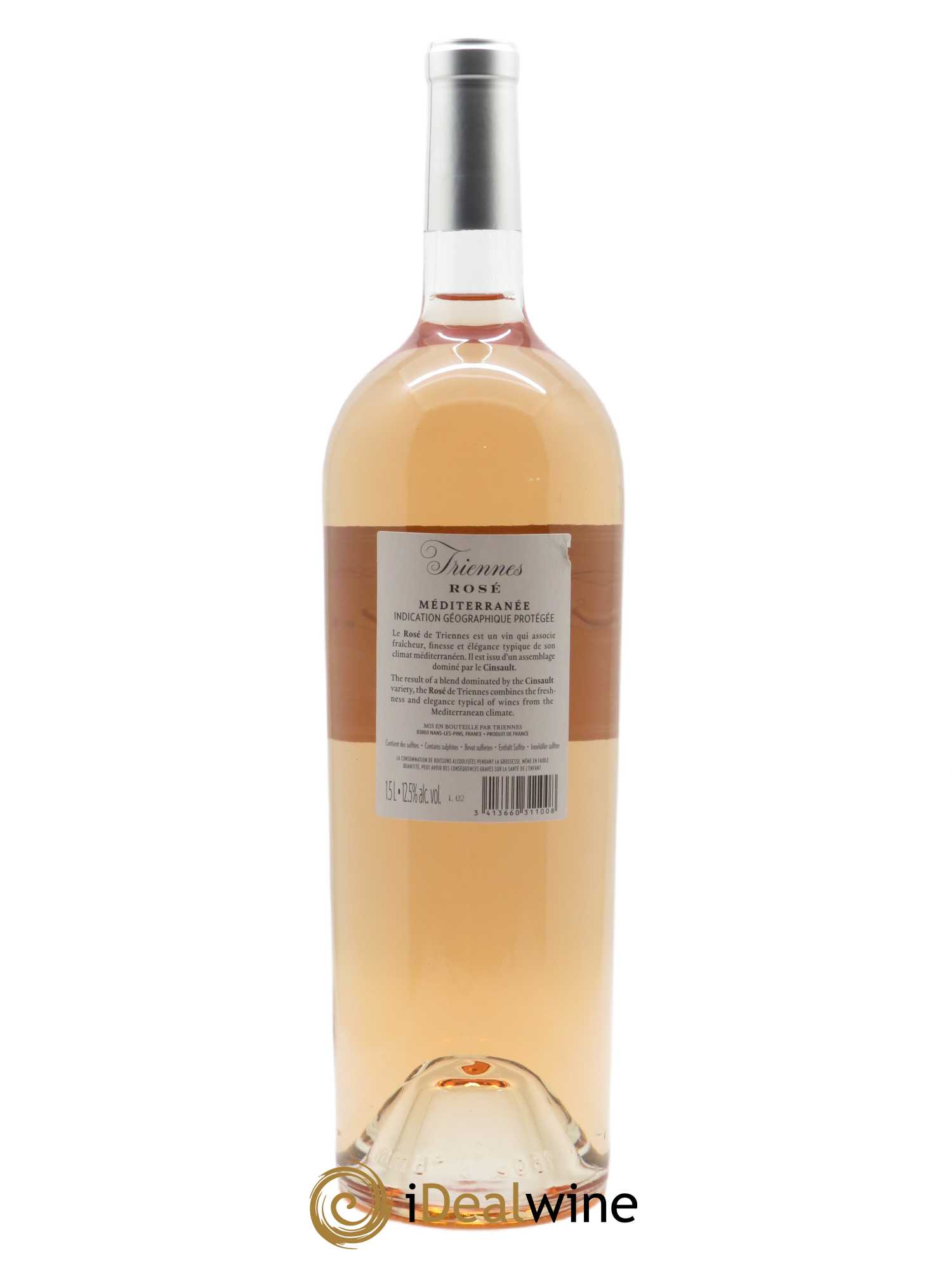 IGP Méditerranée Rosé Triennes (Domaine)  2020 - Lot de 1 Magnum