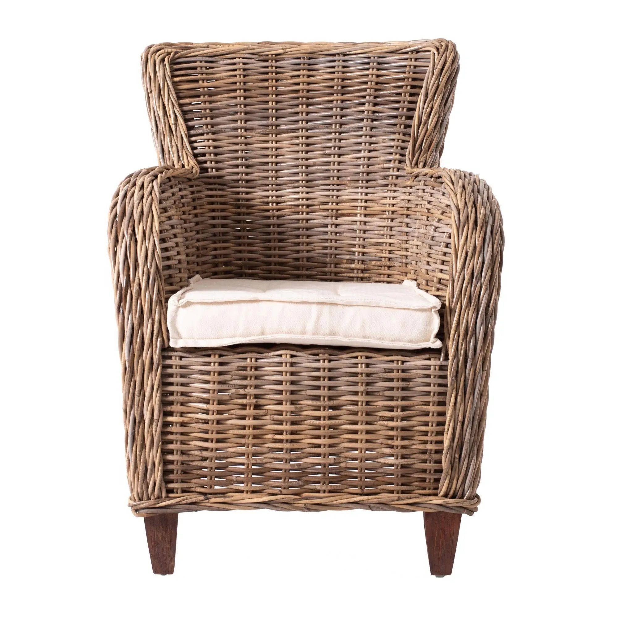 Novasolo Rattanstuhl Wickerworks (2er-Set Stühle, 2 St), Standard Rückenlehne, Baron, Baron Stuhl (2er-Set)