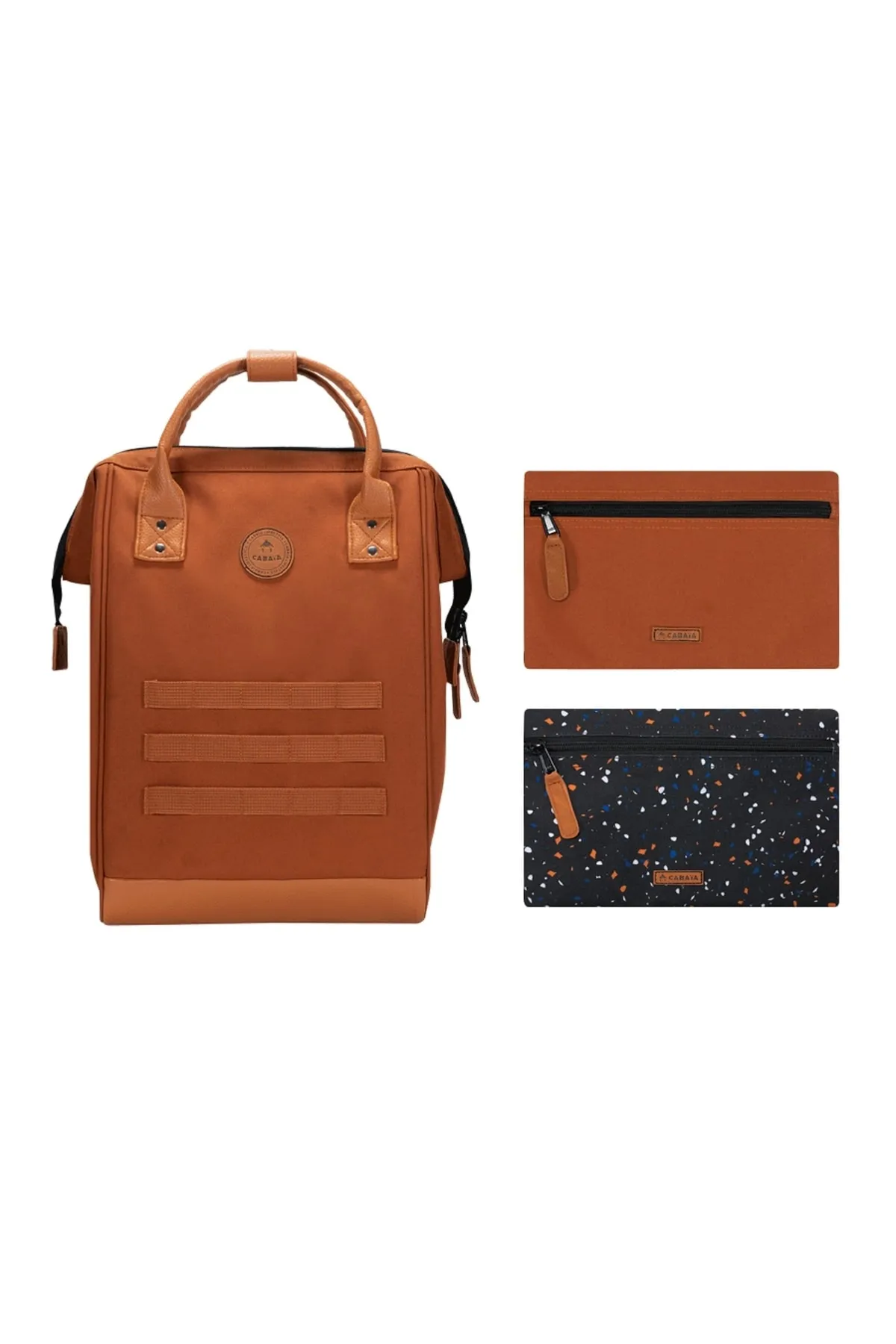 Cabaia  Rucksack - Braun - Geblümt