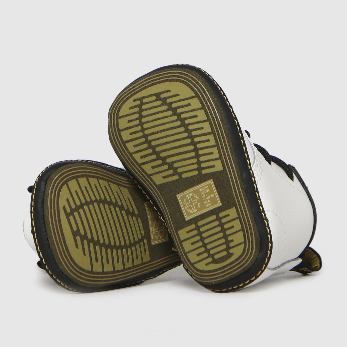 Dr. Martens fehér 1460-as babacipő