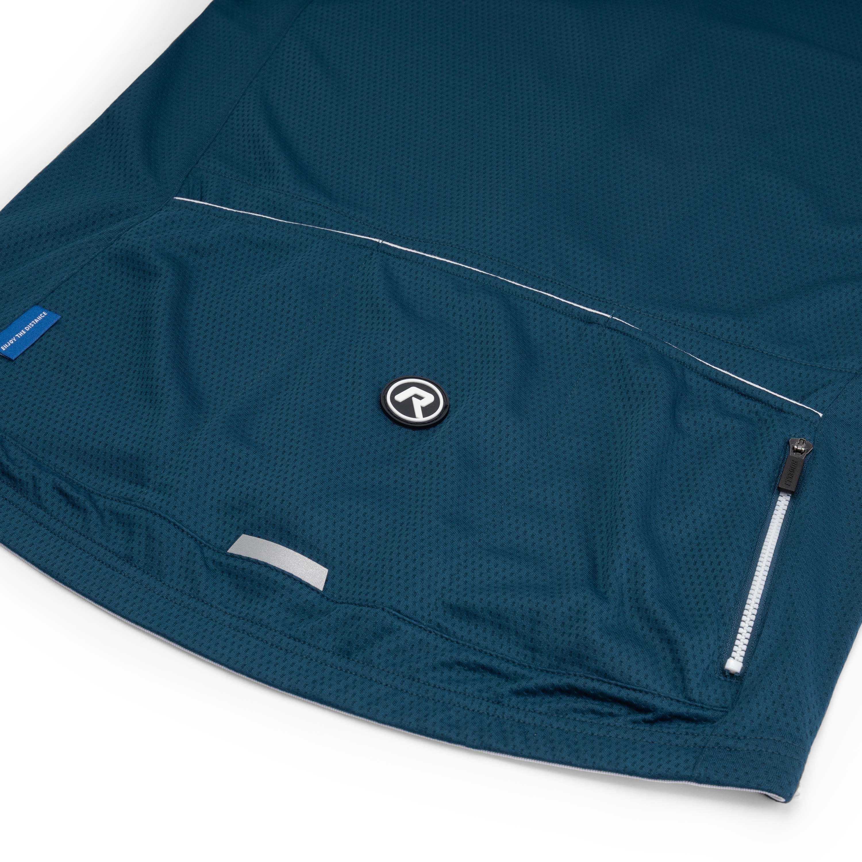 Rogelli Explore Blue White Herren Langarm-Radtrikot