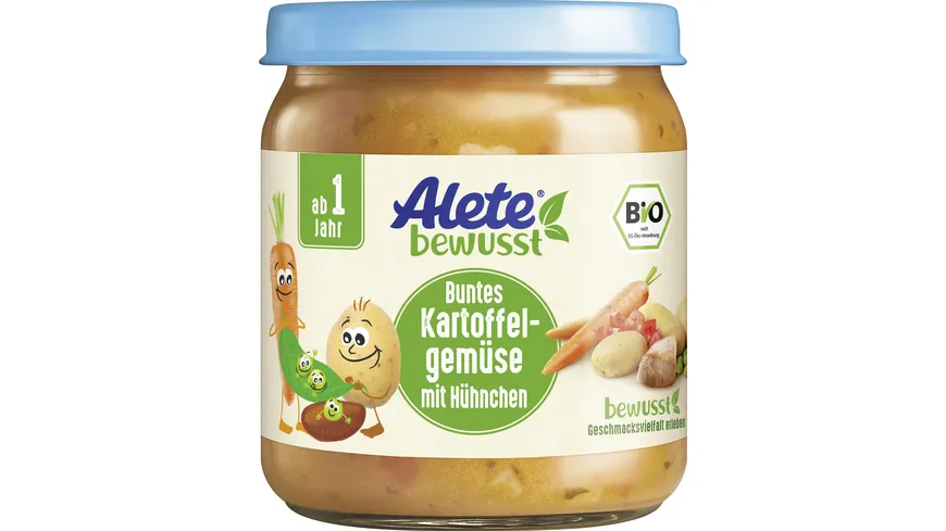 Alete bewusst Bio Buntes Kartoffelgemüse mit Hühnchen 250 g