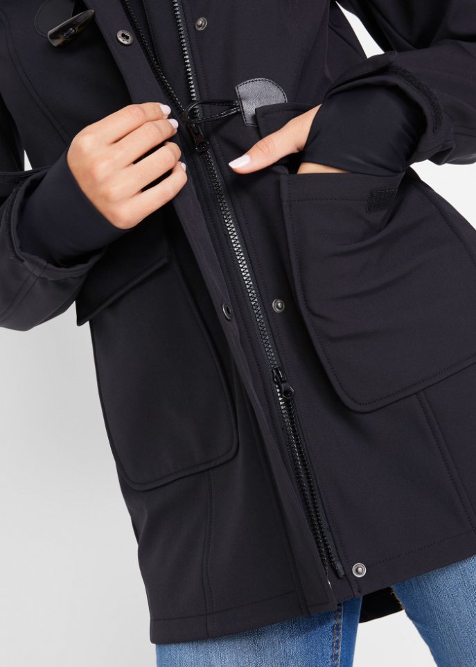 Duffle-Jacke aus Softshell