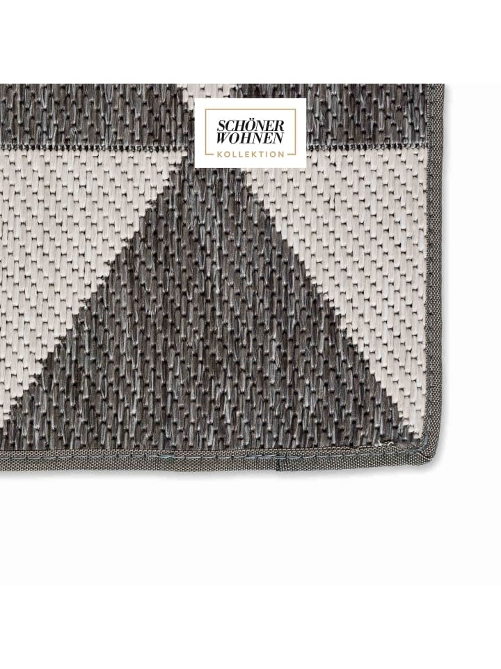 Schöner Wohnen Kollektion Outdoor Teppich PARKLAND in Grau günstig kaufen