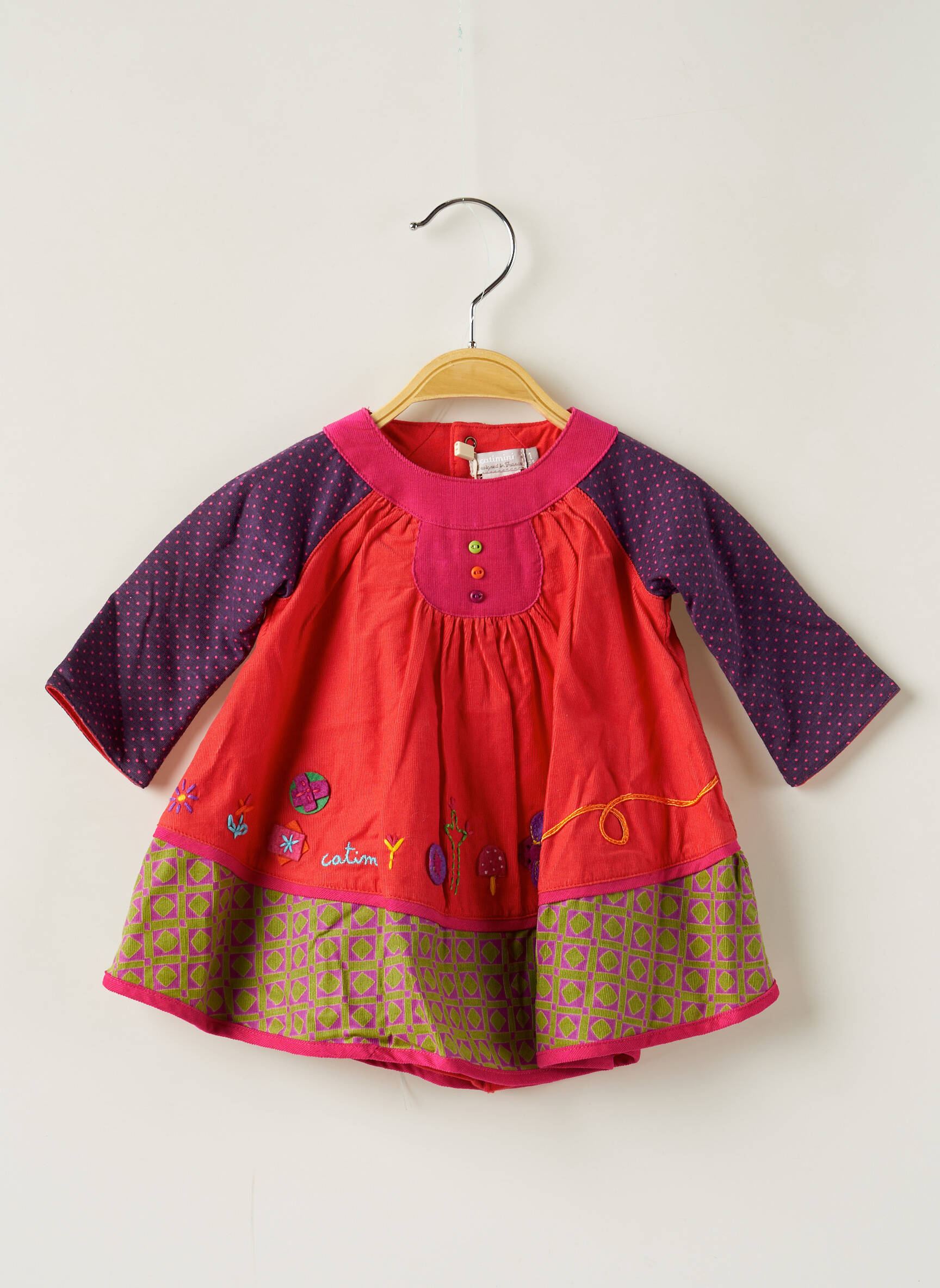 Catimini Robes Courtes Fille couleur orange