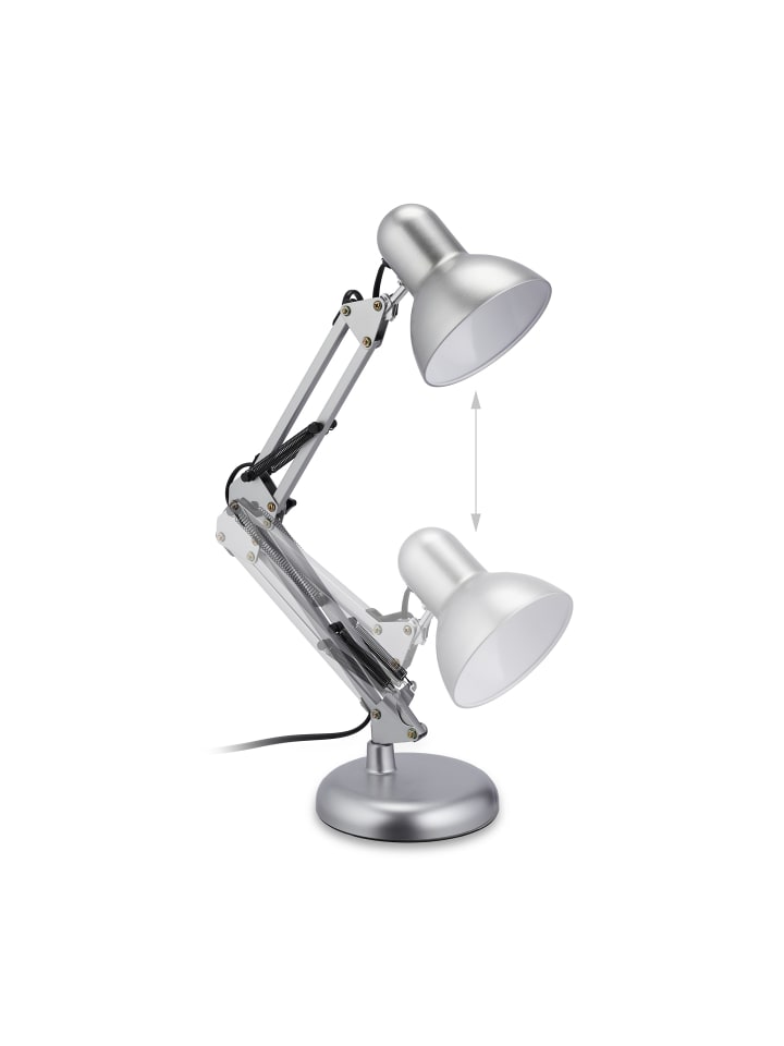 relaxdays Schreibtischlampe in Silber günstig kaufen onesize