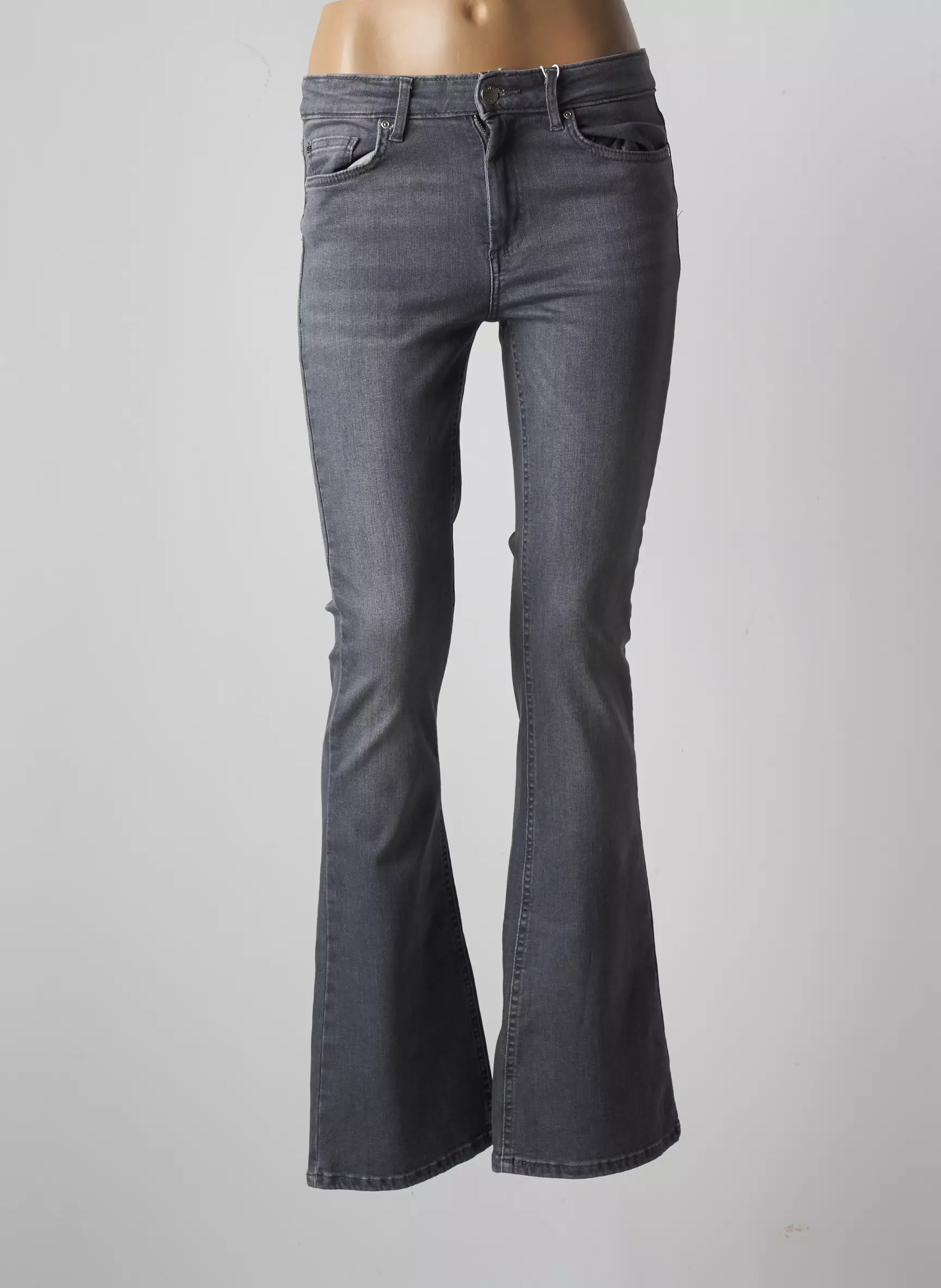 Only Jean Flare Femme couleur gris