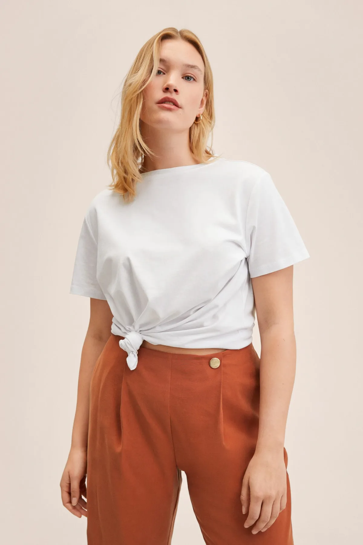 MANGO  27006306 Damen/Mädchen Gebranntes Orange