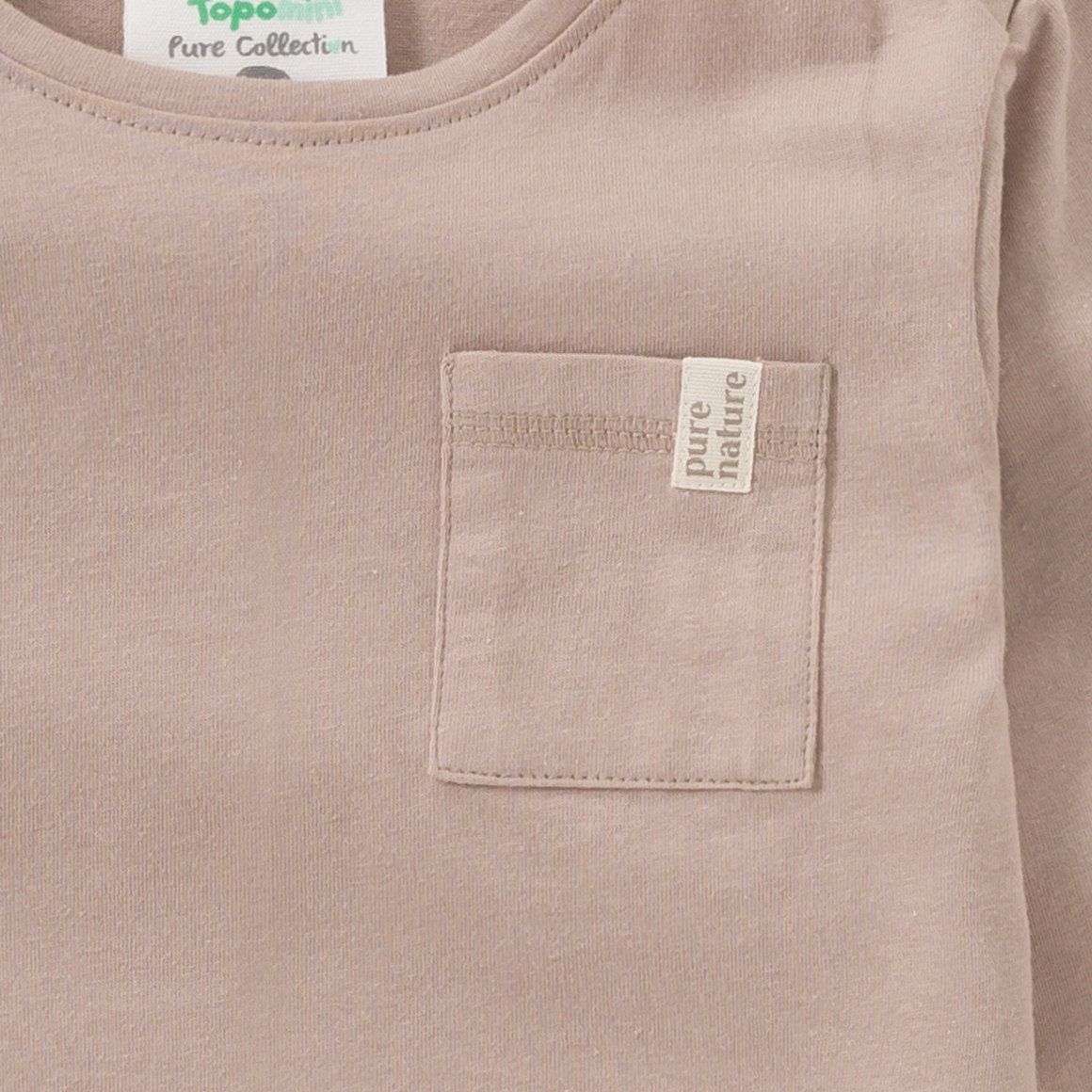 2 Baby Langarmshirts mit Brusttasche