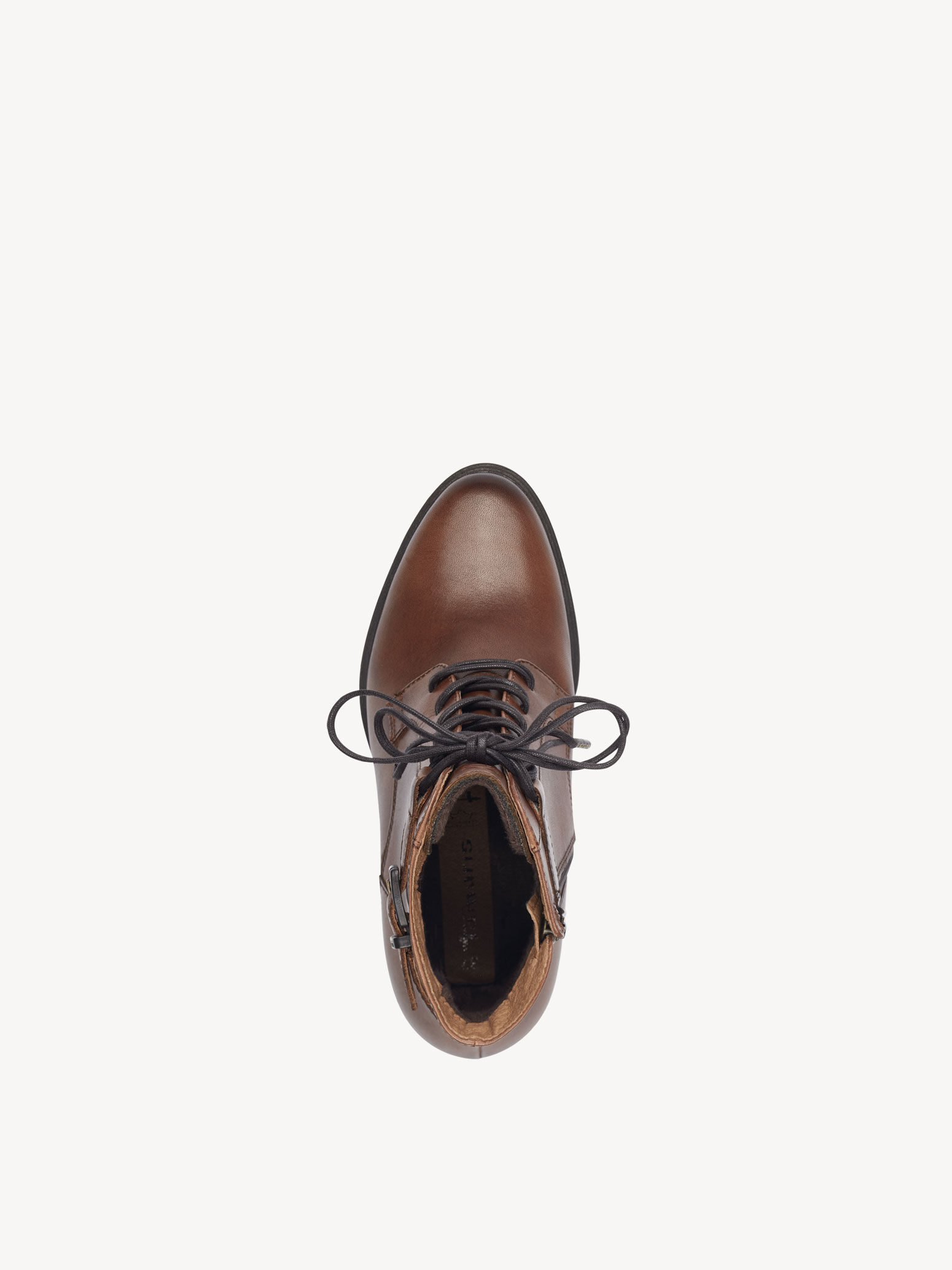 Bottine en cuir - marron