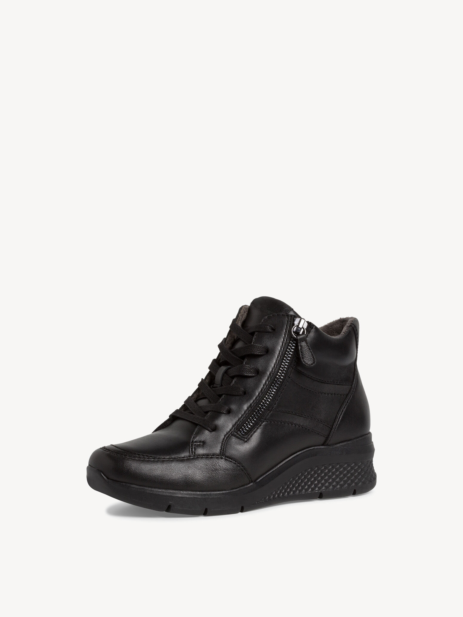 Basket en cuir - noir