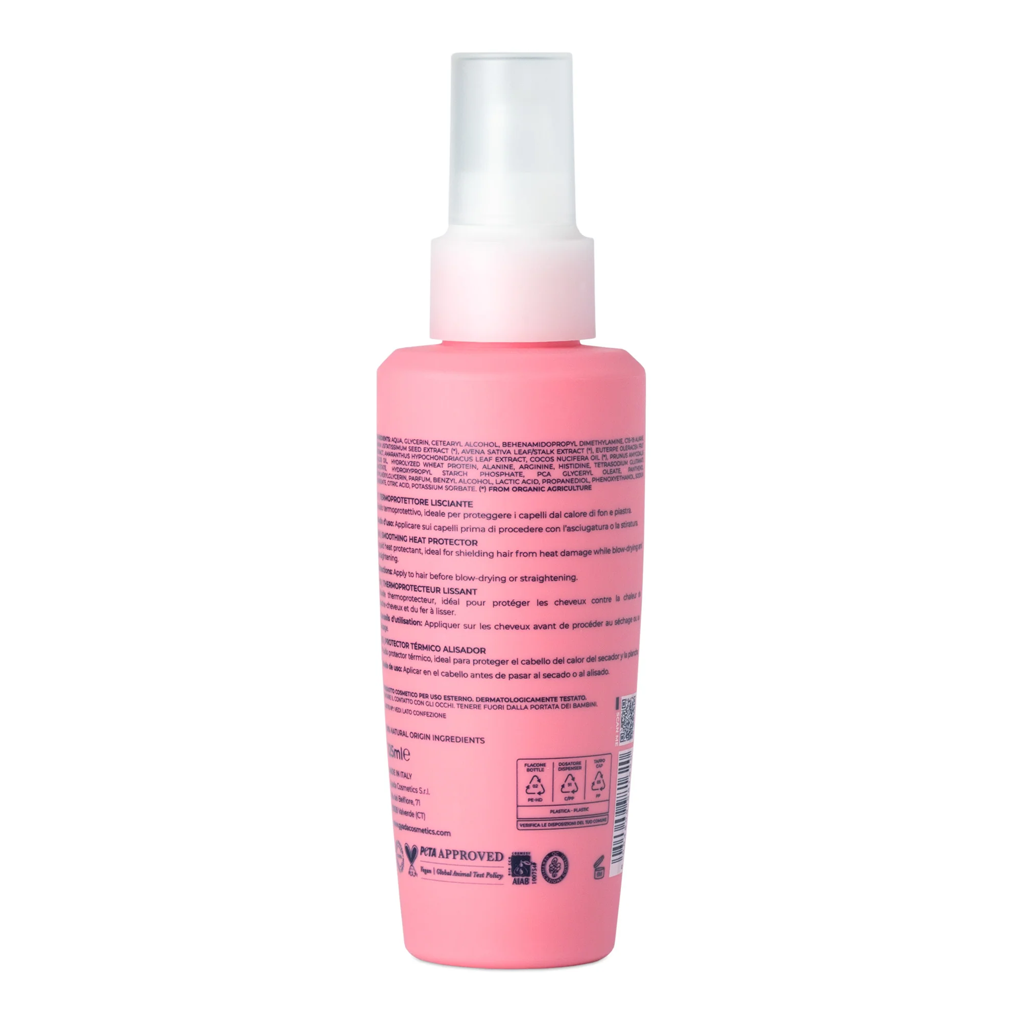 Protector térmico Smoothing Line - Crema para peinar y dar acabado al cabello, spray protector térmico