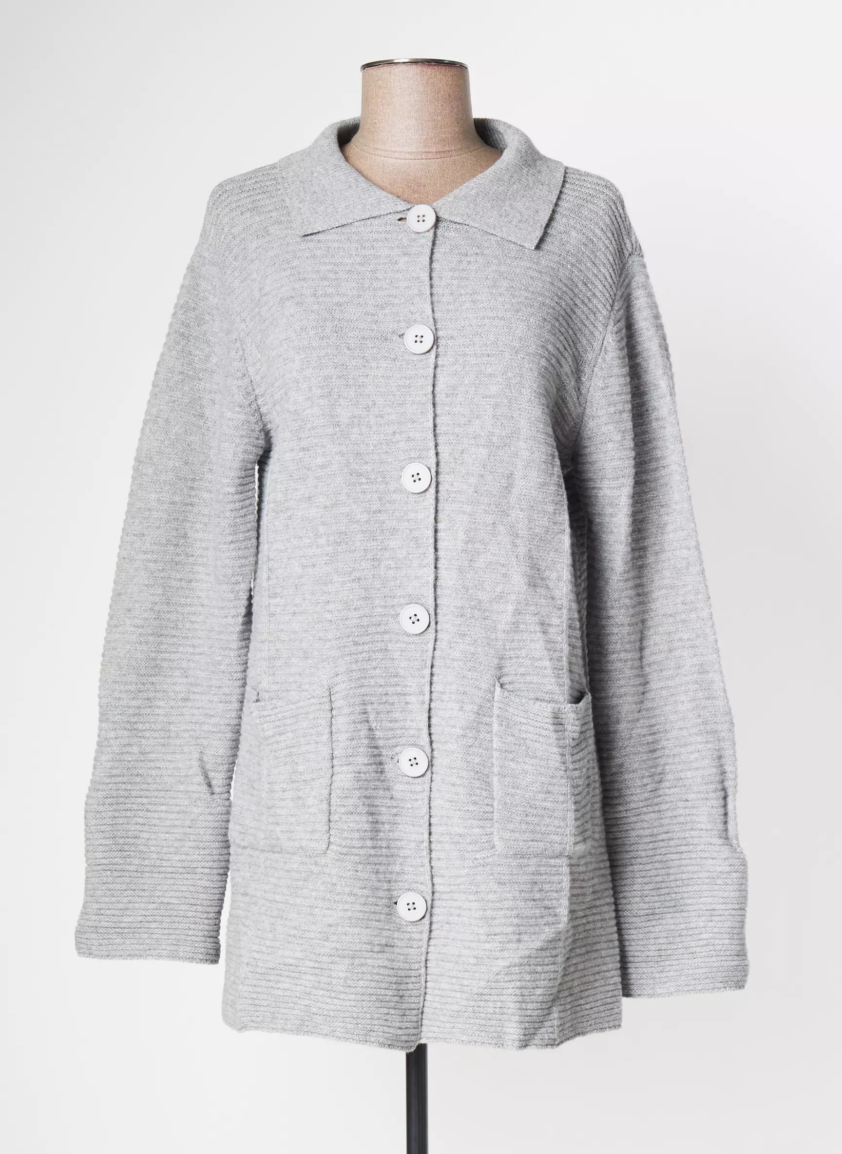 Solily Cardigans Femme couleur gris