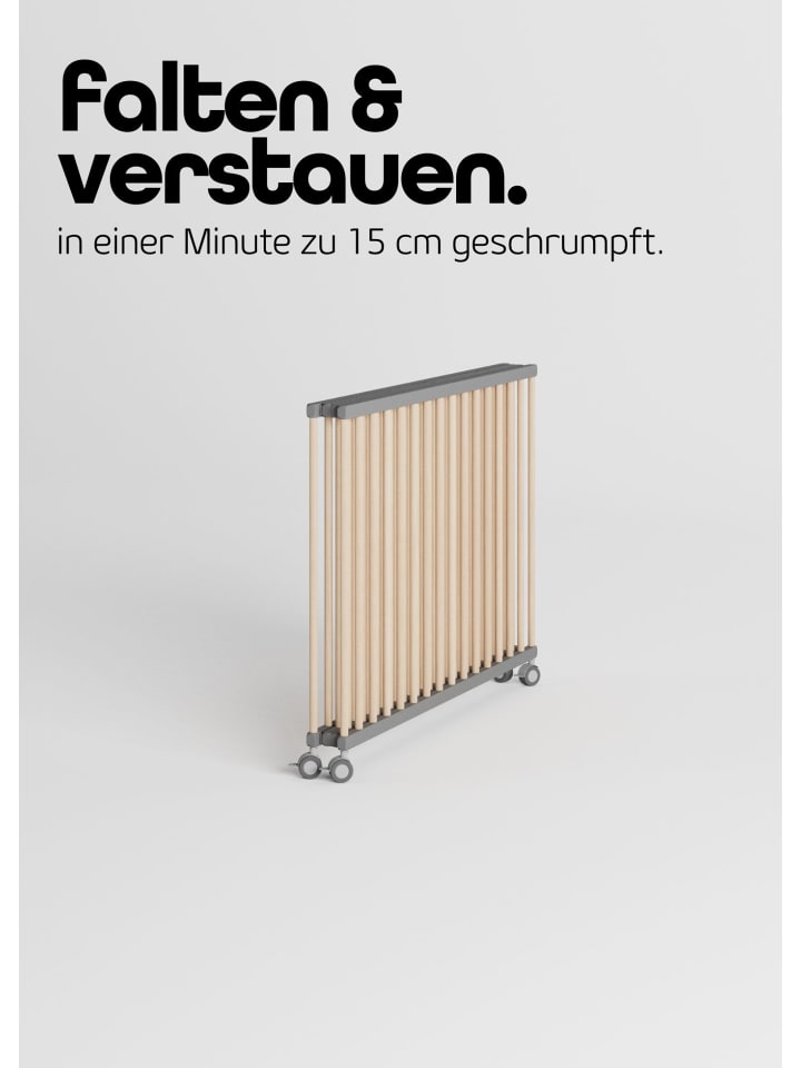 Sämann Sämann Laufgitter faltbar - grau/natur günstig kaufen 100x100 cm