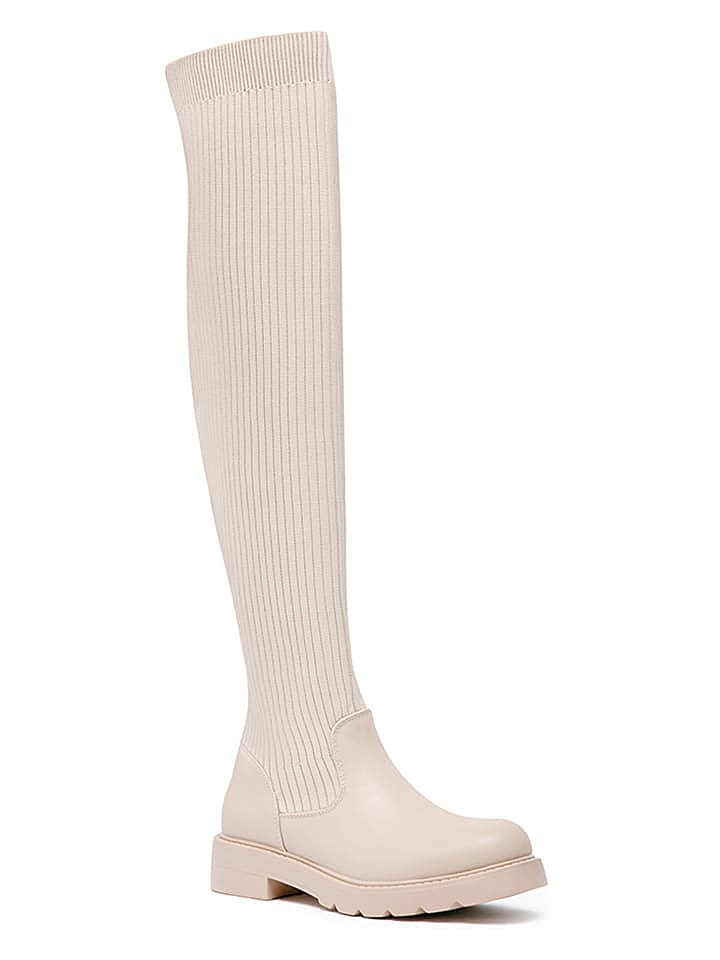 Foreverfolie Stiefel in Beige günstig kaufen 37