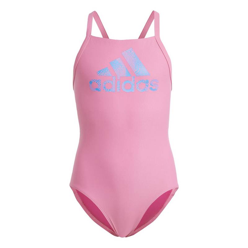 adidas Big Logo Badeanzug Schwimmbrille Kinder