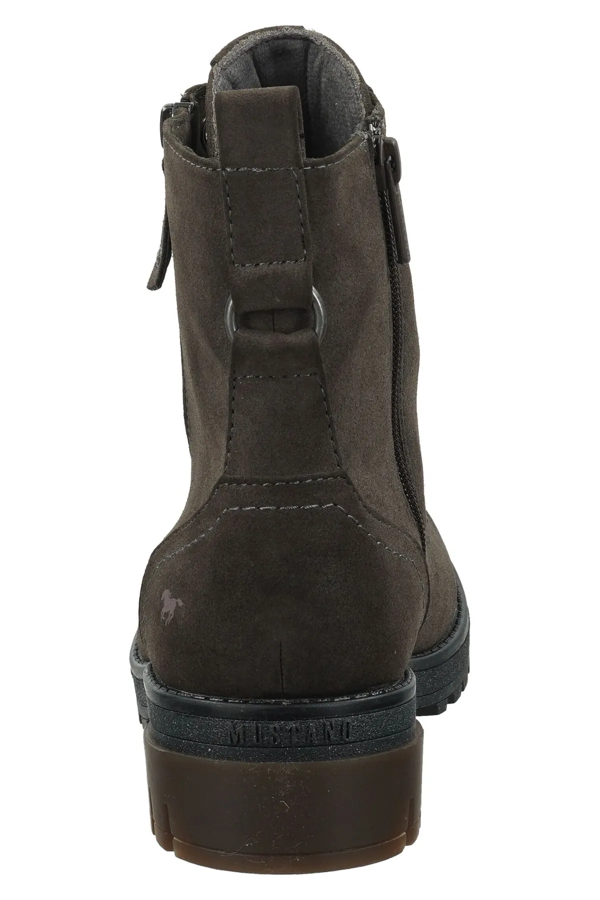 Mustang  Stiefelette - Grau - Blockabsatz