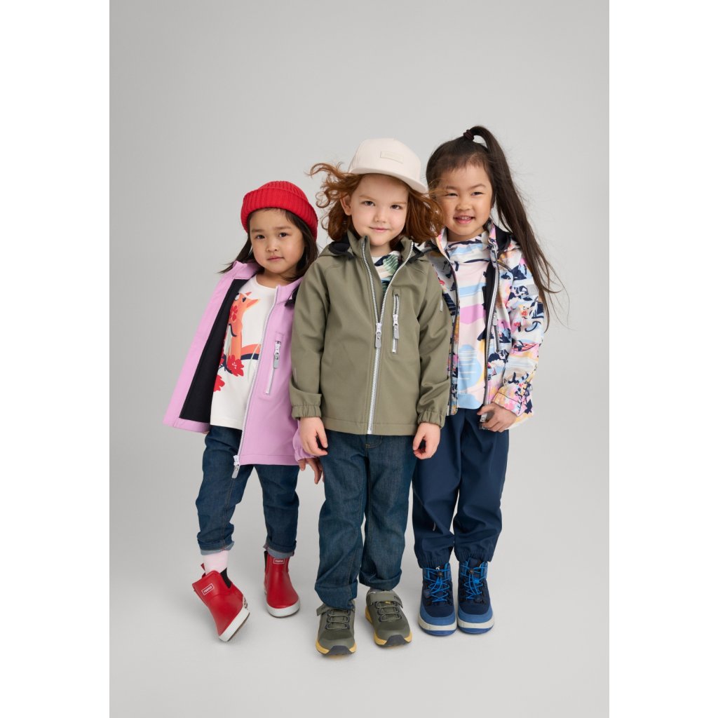 Reima Vantti Lilac Pink Kinder Softshelljacke