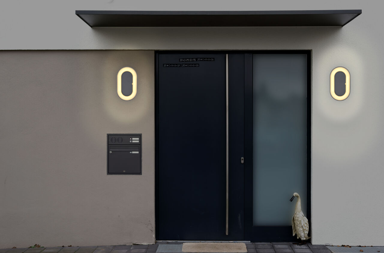 Globo Lighting - SURA - Außenleuchte Aluminium Druckguss anthrazit, LED