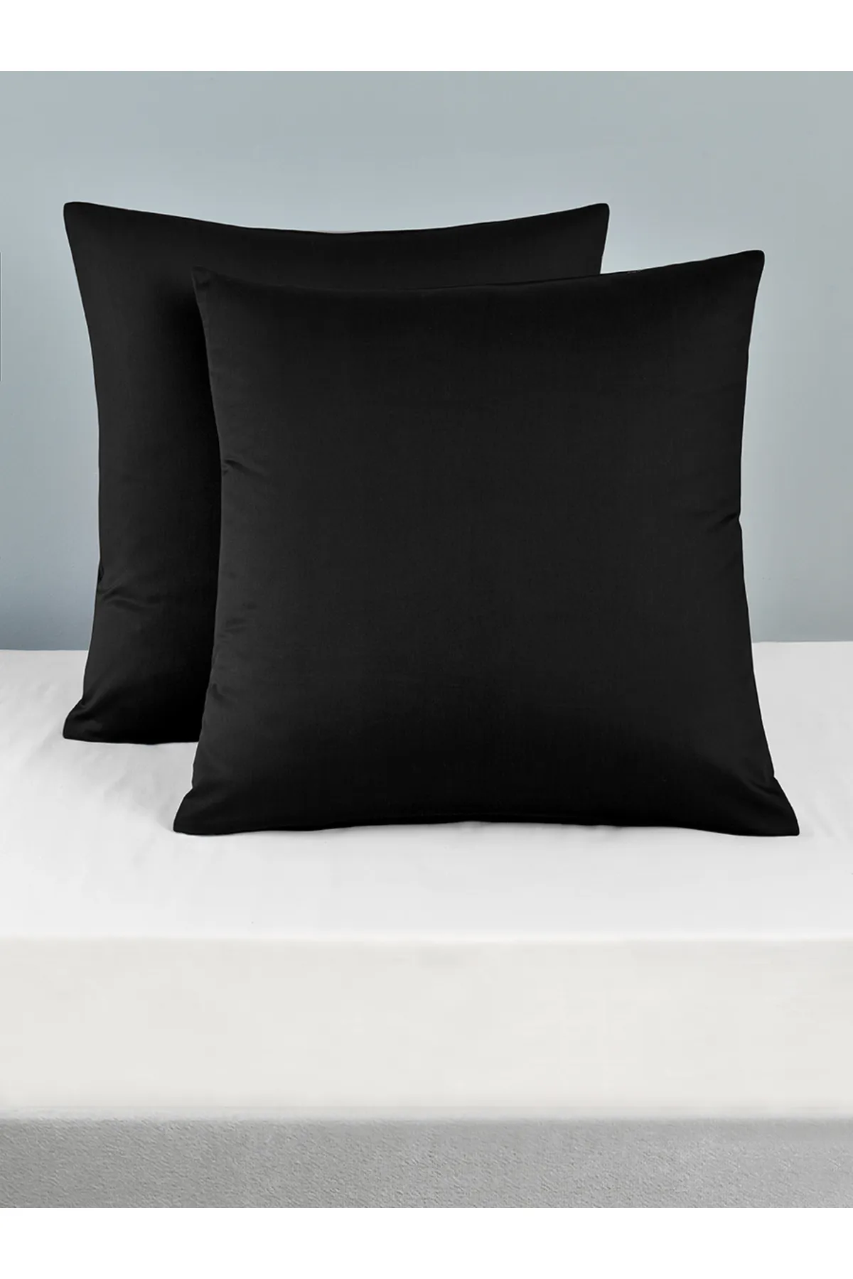 Karna Home  Klassisches Doppel-Bettbezug-Set aus Baumwollsatin