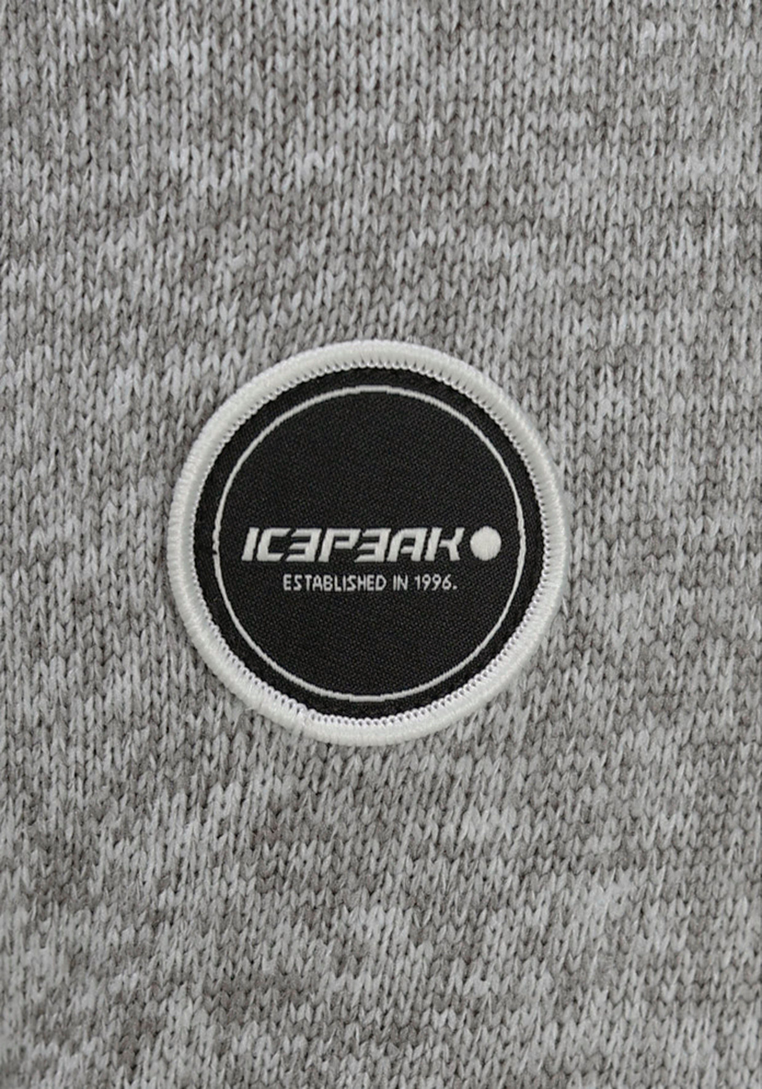 Icepeak Strickfleecejacke H STRICKFLEECEJACKE AGEN Wärmend & schnell Trocknend