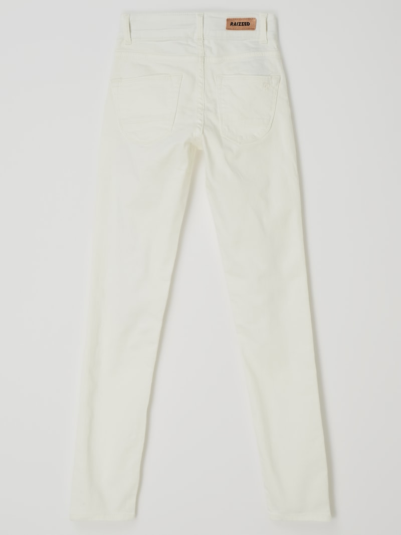 Super Skinny Fit Jeans mit Stretch-Anteil Modell 'Chelsea' in weiß