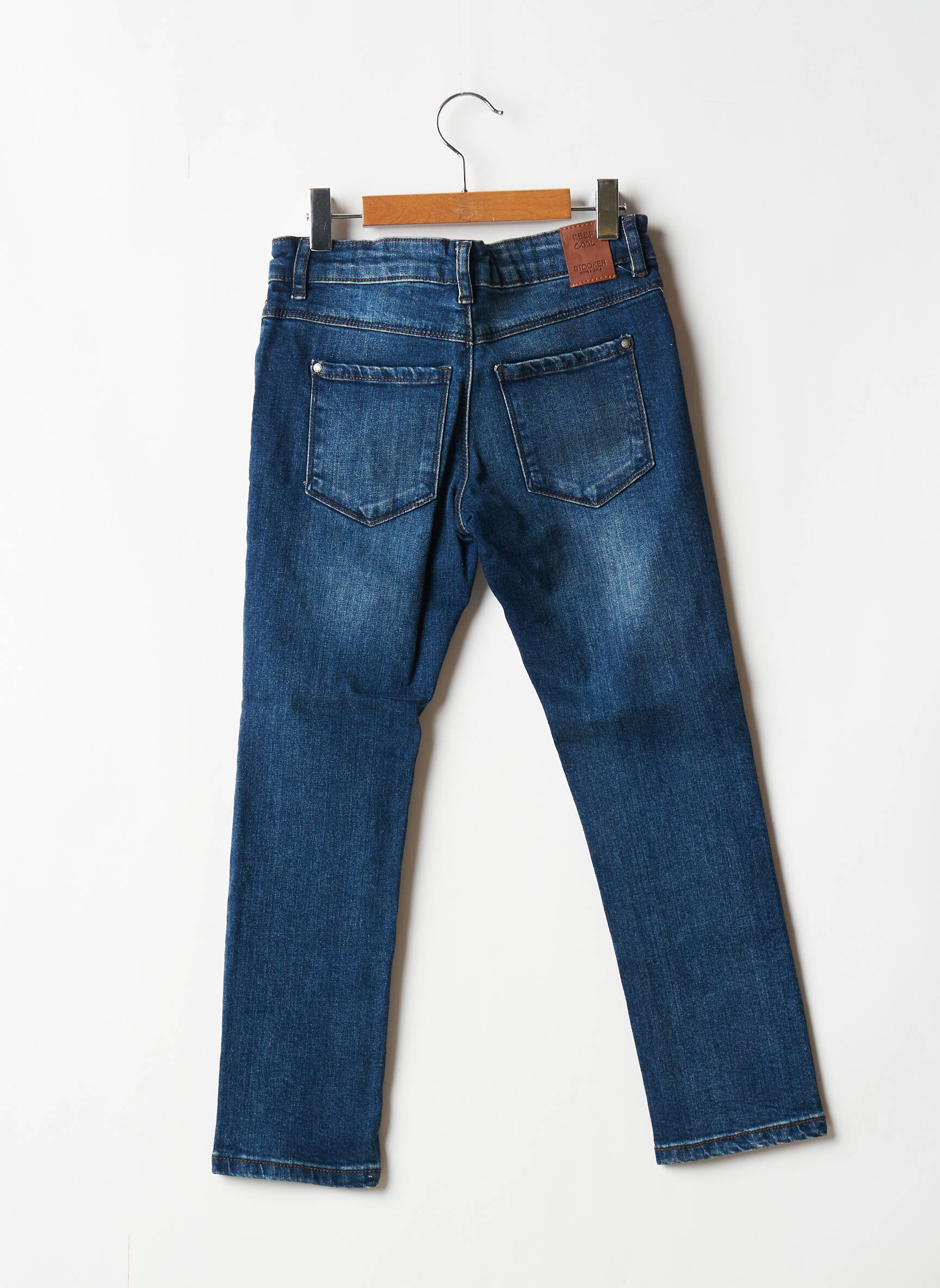 Stooker Jeans Coupe Slim Enfant couleur bleu
