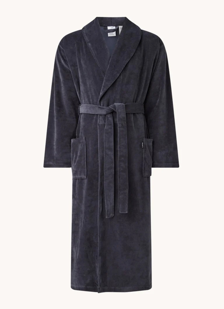 Szlafrok Vandyck Grace Velvet z kieszeniami bocznymi – unisex
