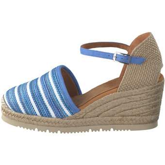 Unisa Keilsandale in blau
