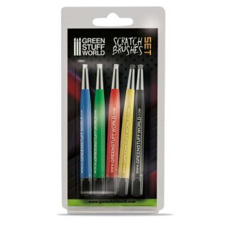 Scratching-Pinsel Set