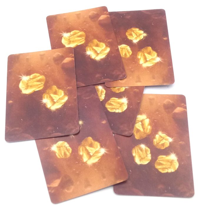 Set Spielkarten Goldnuggets