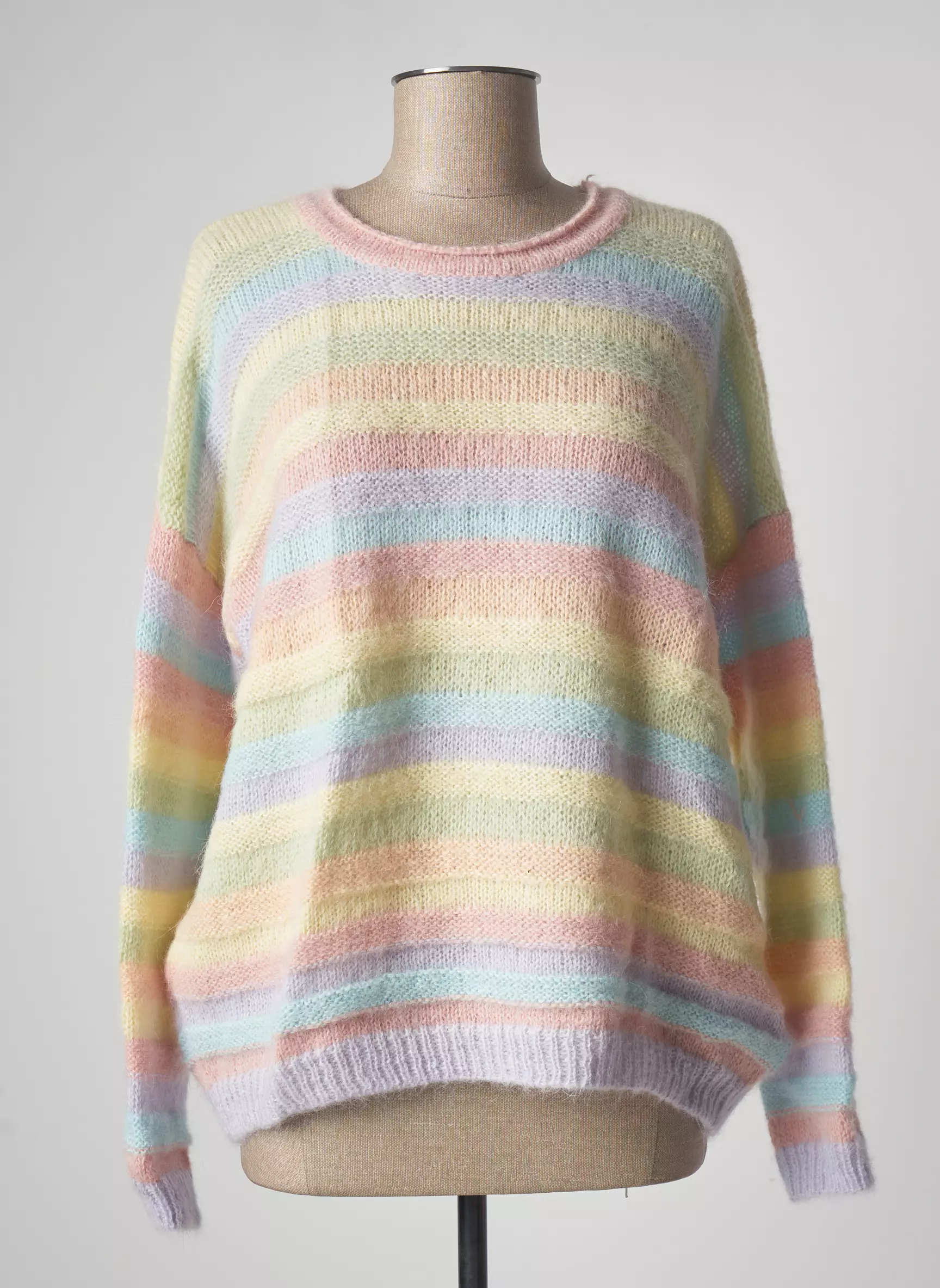 Les Tricots De Lea Pulls Femme couleur jaune