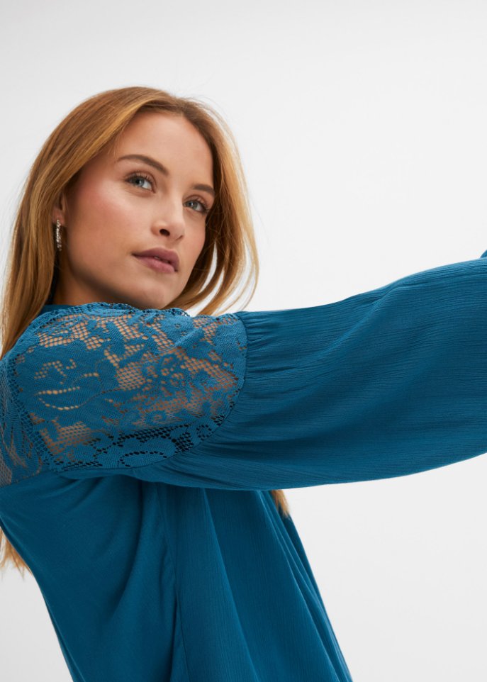 Bluse mit Spitze