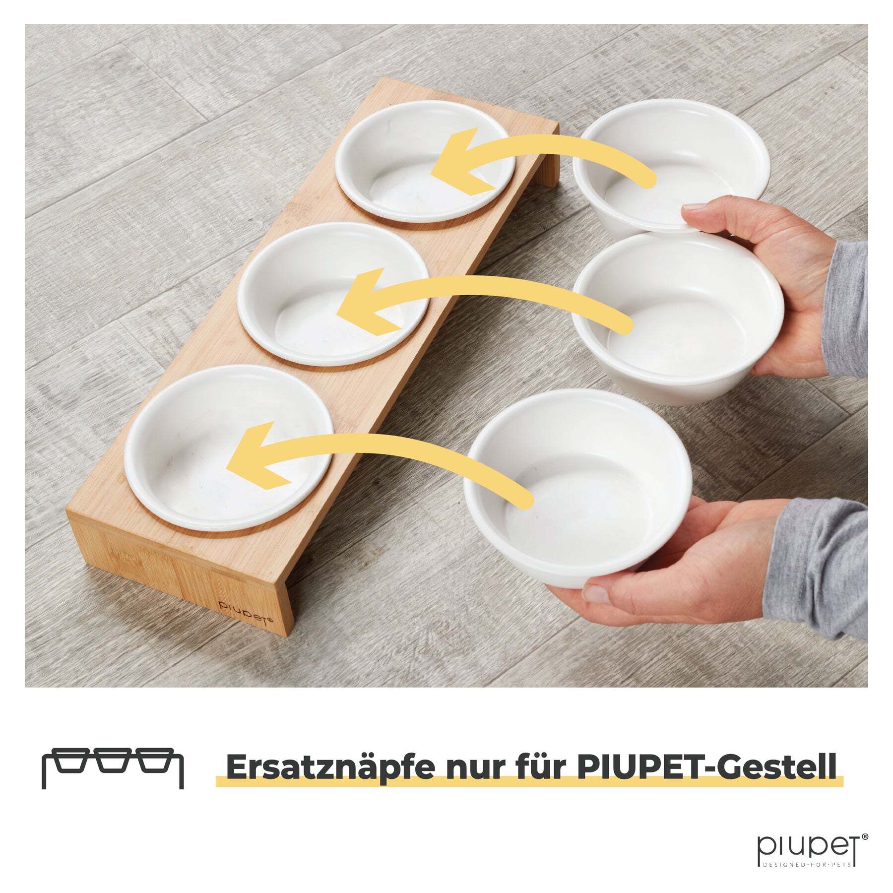 PIUPET Futternäpfe PIUPET Katzennapf