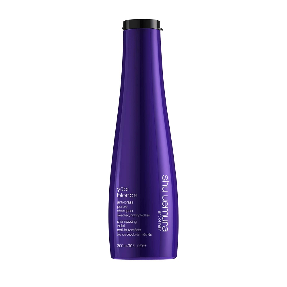 shu uemura art of hair yubi blonde shampooing violet anti-fauxreflet shampooing