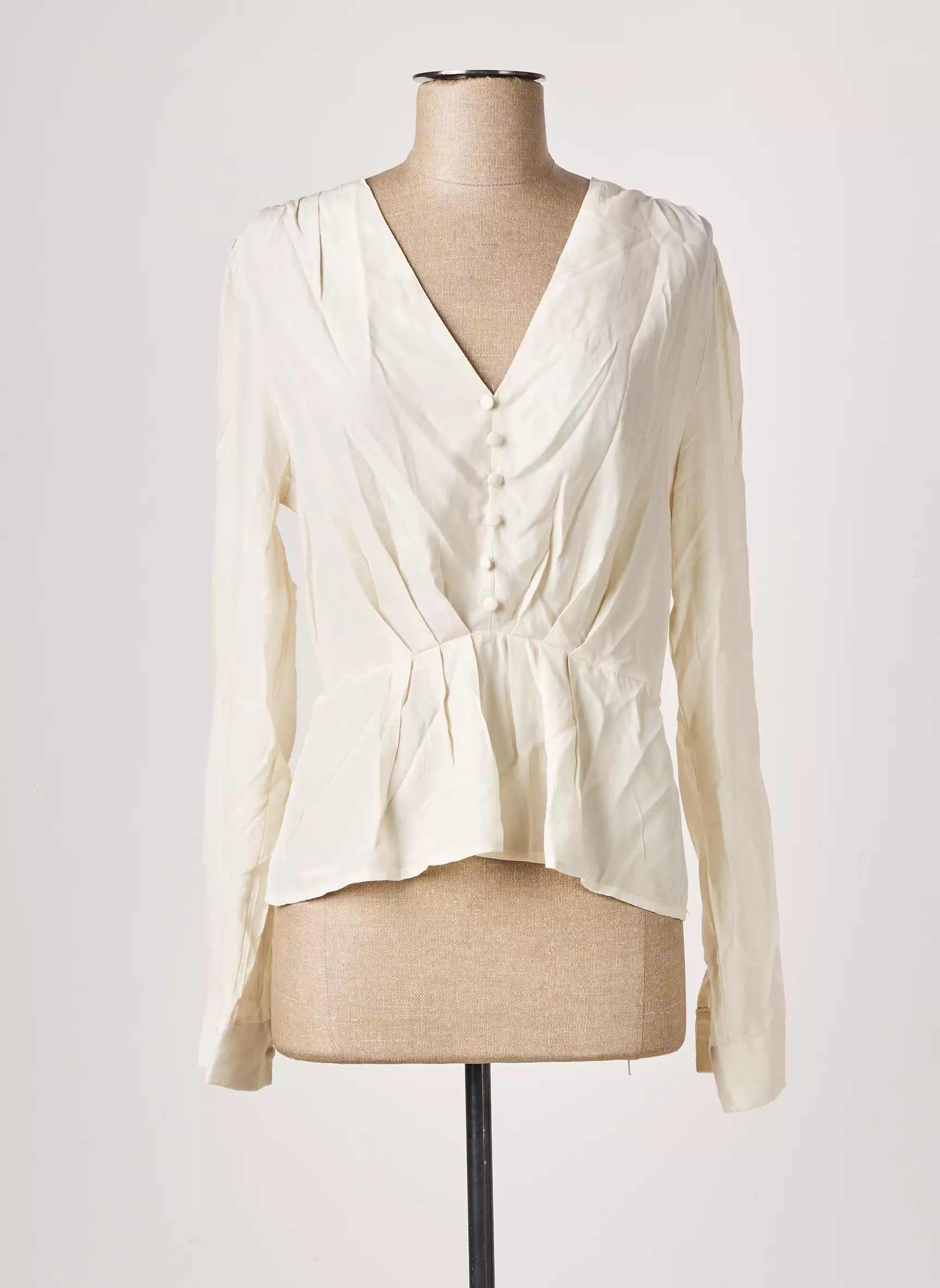 Ikoone Bianka Tops Femme couleur beige
