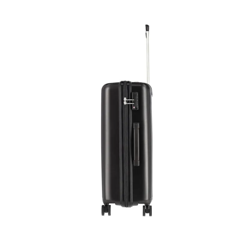 Travelite VAKA Trolley M mit 4 Rollen - Schwarz
