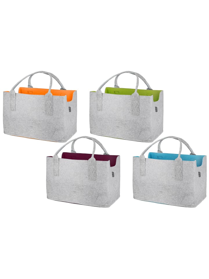 GMD Living Filztasche COLORFUL in Grau & Lila günstig kaufen onesize
